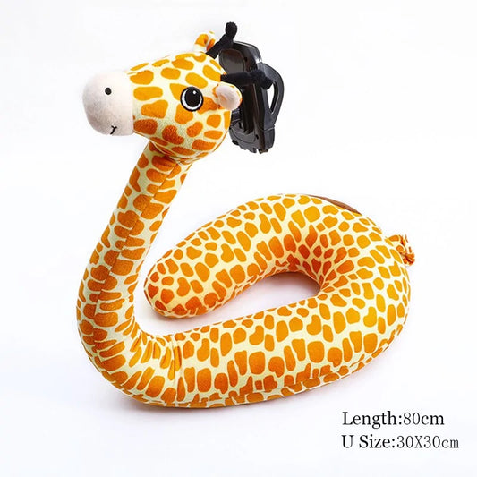 2 in 1 Animal Neck Pillow and Phone Holder