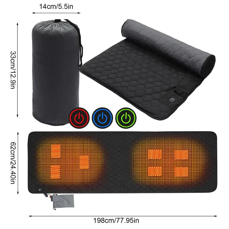 Outdoor Rechargeable Heated Sleeping Mat