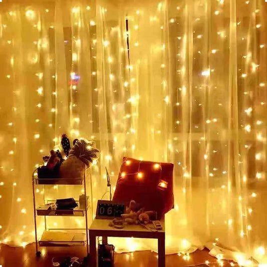 Gently Glowing LED Curtains