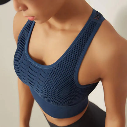 Breathable Backless Sports Bra
